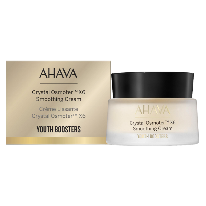 AHAVA-CRYSTAL-OSMOTER-X6-SMOOTHING-CREAM AHAVA Crystal Osmoter X6 Smoothing Cream, Creme Lissante, Youth Boosters, Produktbild.