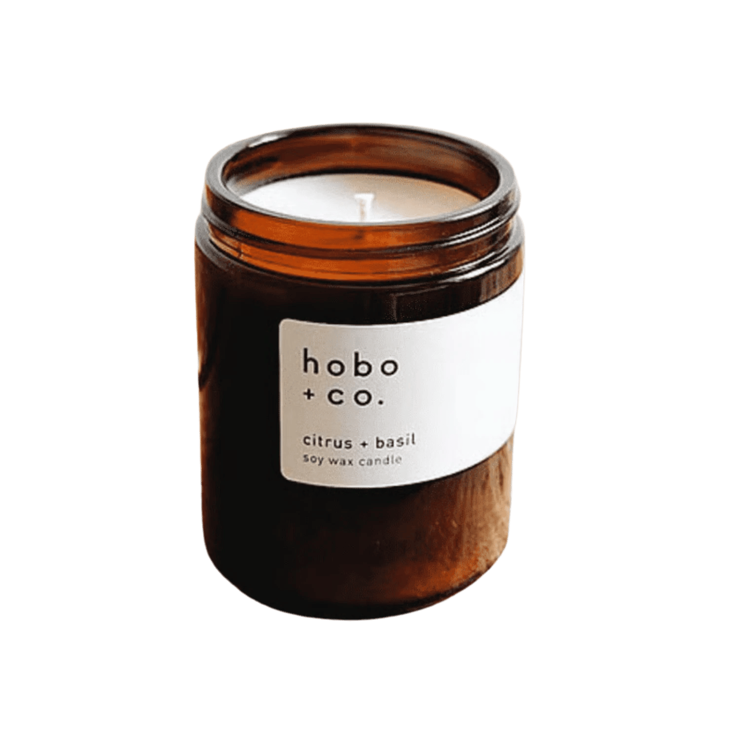 hobo + co Citrus + Basil Essential Oil Candle 180ml