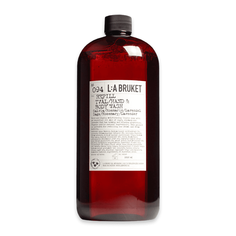 l-a-bruket-sage-rosemary-lavender-no-094-refill-duschgel-1000-ml-7350053235236_optimized L:A BRUKET No. 094 Hand & Body Wash Sage/Rosemary/Lavender Refill