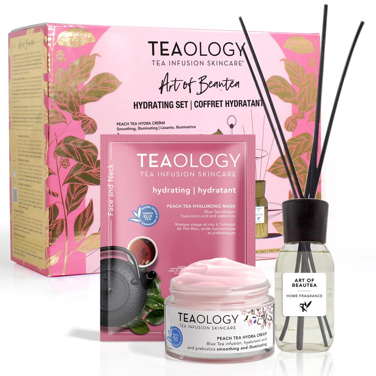 TEAOLOGY The Art of BeauTea Peach Tea Hydrating Set