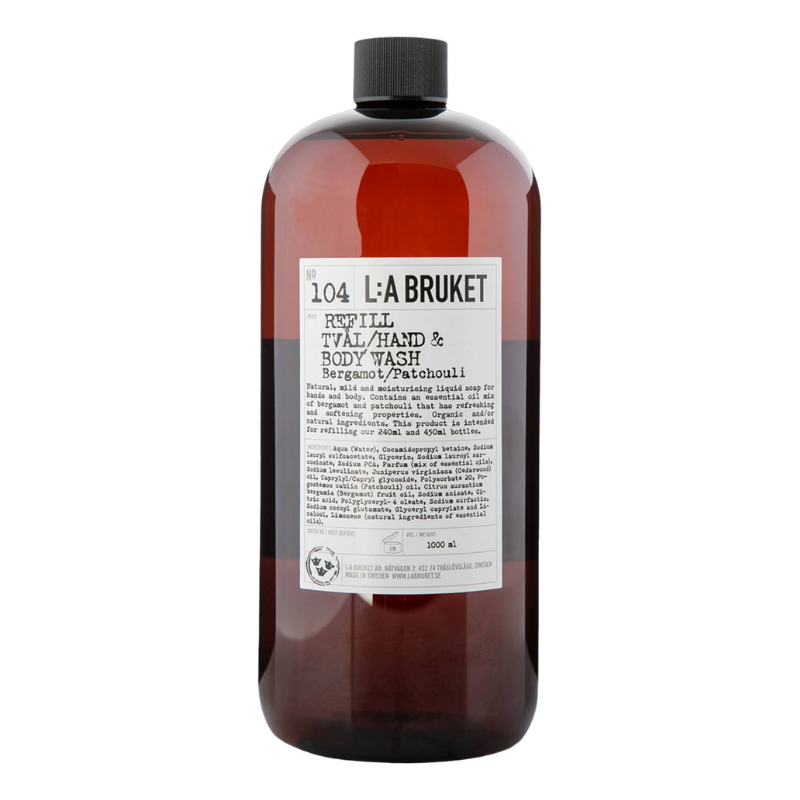 L_A-BRUKET-NO-104-HAND-BODY-WASH-BERGAMOT_PATCHOULI-REFILL L:A BRUKET No. 104 Hand & Body Wash Bergamot/Patchouli Refill
