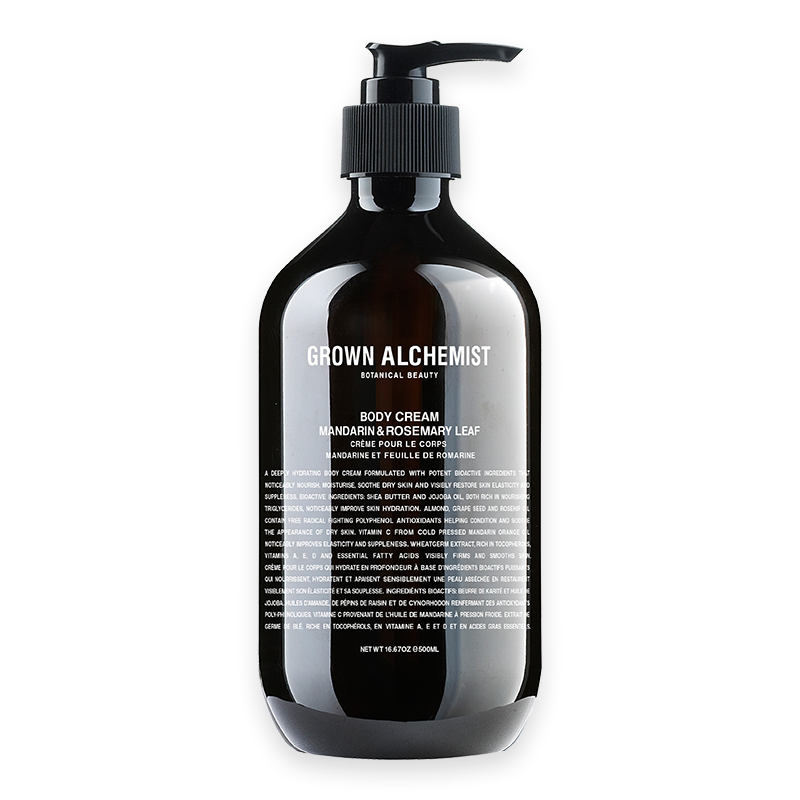 Body-Cream-500mL Grown Alchemist Body Cream Mandarin & Rosemary Leaf 500ml