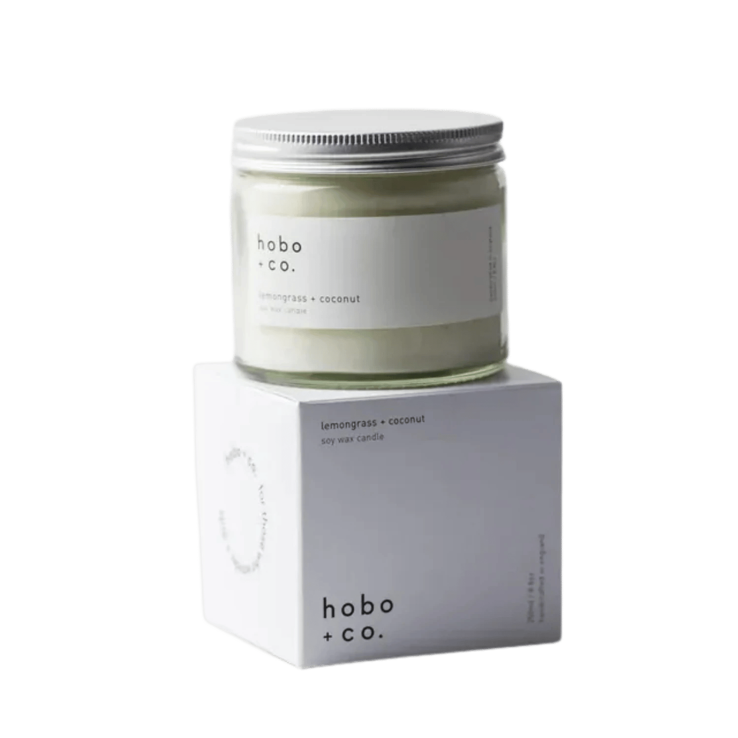 hobo + co Lemongrass & Coconut Essential Oil Candle 250 ml