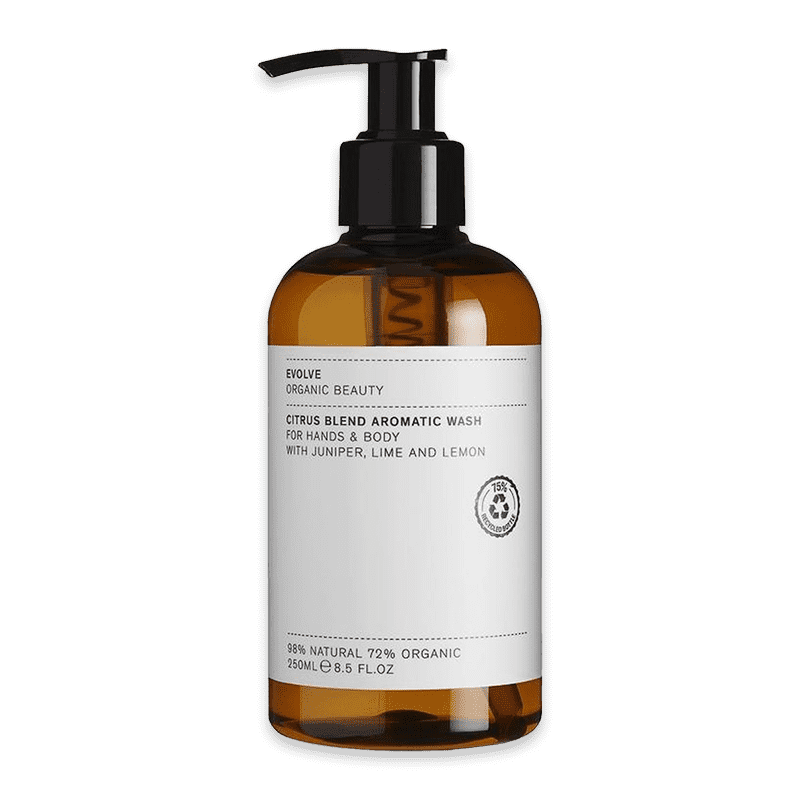 evolve-organic-beauty-citrus-blend-aromatic-wash_optimized Evolve Organic Beauty Citrus Blend Aromatic Wash für Hände und Körper, 250ml, mit Wacholder, Limette und Zitrone.