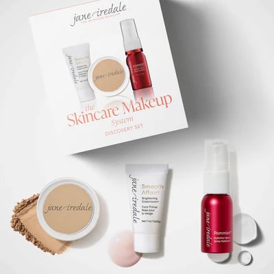 Jane Iredale Skincare Make up System Discovery Set Golden Glow