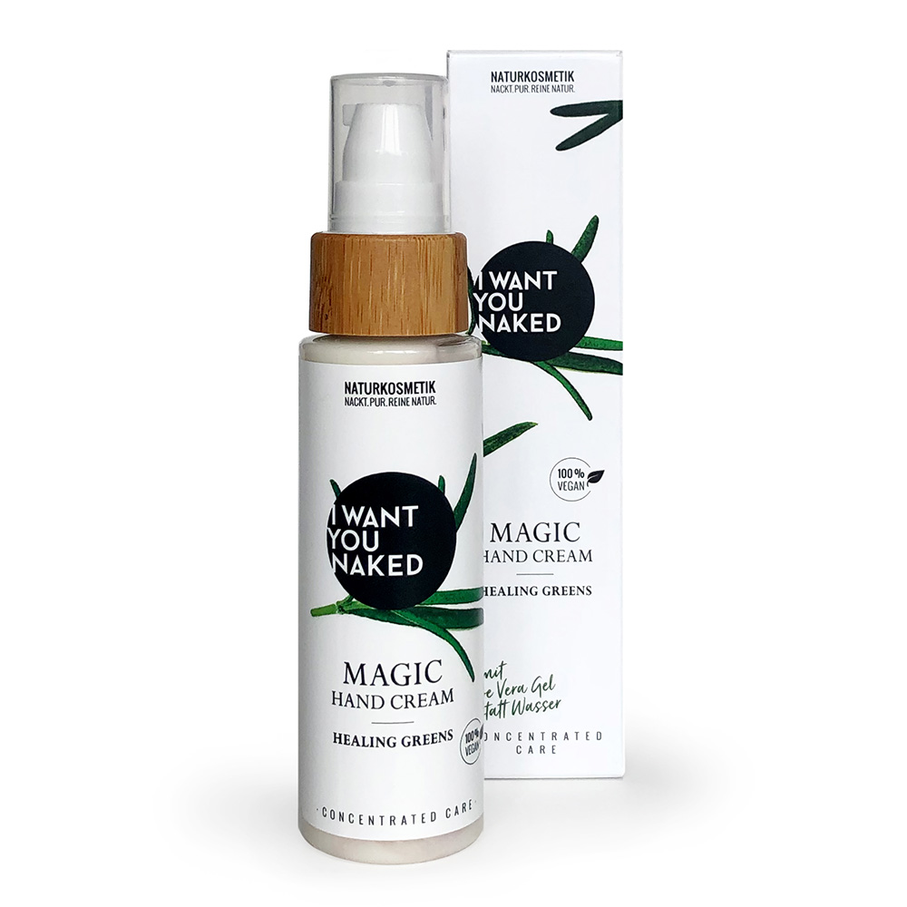 I want you naked MAGIC HAND CREAM Healing Greens