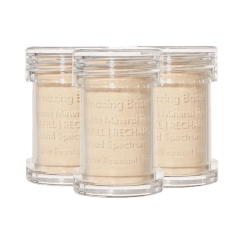 Jane Iredale Amazing Base Refillable Brush- 3er Pack Refill div. Farben