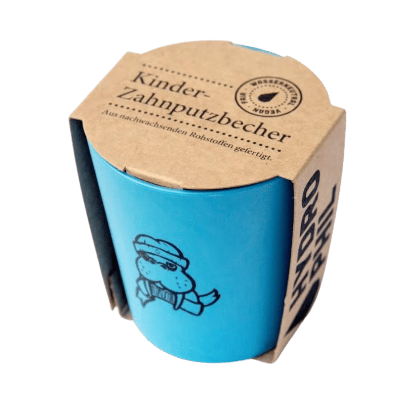 Hydrophil Kinder Zahnputzbecher blau