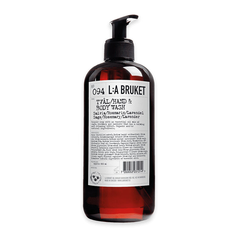 la-bruket-no-094-hand-bodywash-sage-rosemary-lavender_optimized L:A BRUKET No. 094 Hand & Body Wash Sage/Rosemary/Lavender 450ml