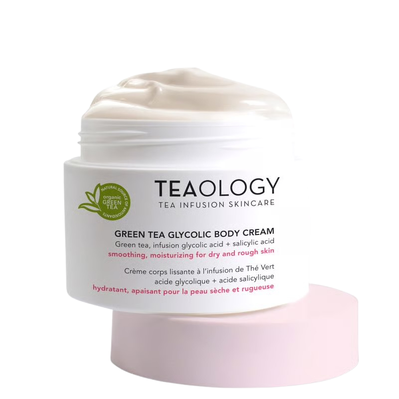 TEAOLOGY Green Tea Glycolic Body Cream 