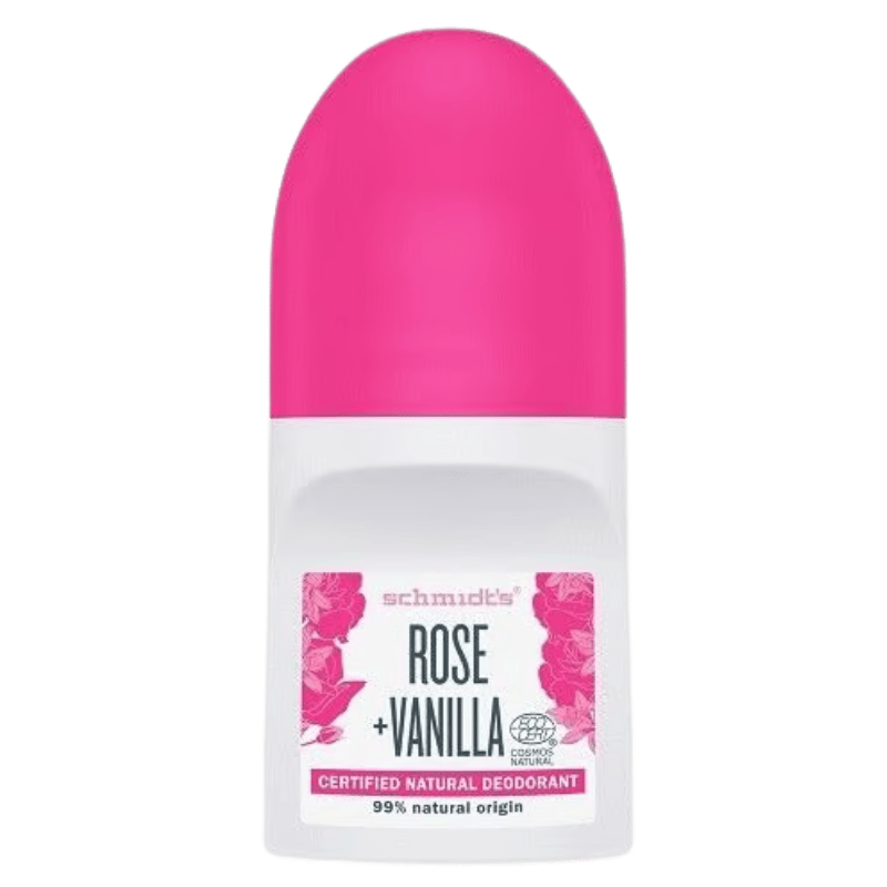 Schmidt's Deodorant Rose Vanilla Deodorant Roll-On