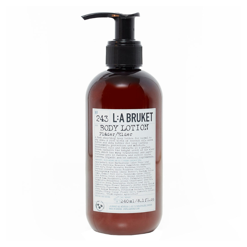 L:A BRUKET No. 243 NEW Body Lotion Elder Bodylotion