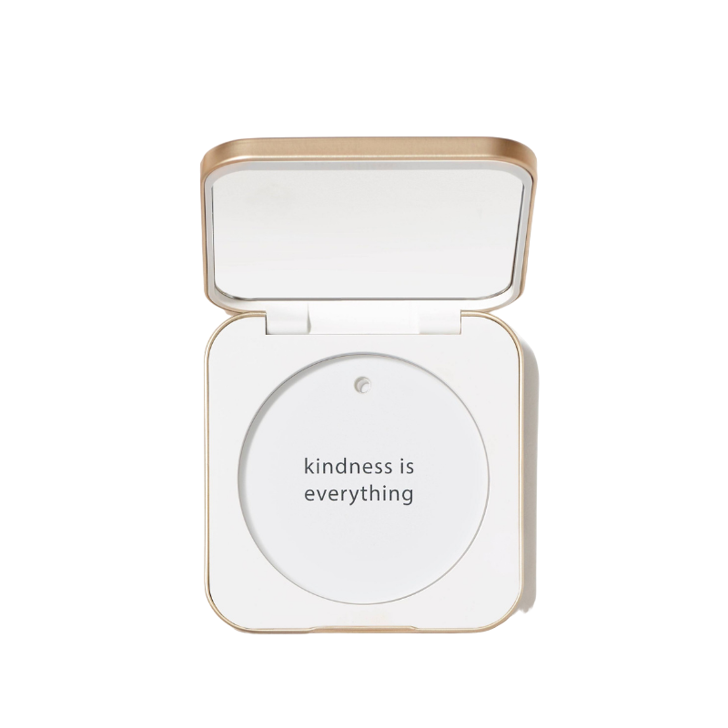 Jane Iredale Puderdose weiß/gold leer