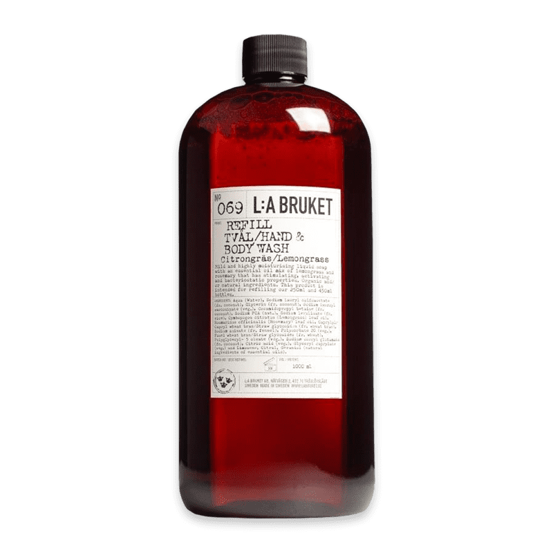 l-a-bruket-lemongrass-no-069-refill-duschgel-1000-ml-7350053233713_optimized L:A BRUKET No. 069 Hand & Body Wash Lemongrass Refill