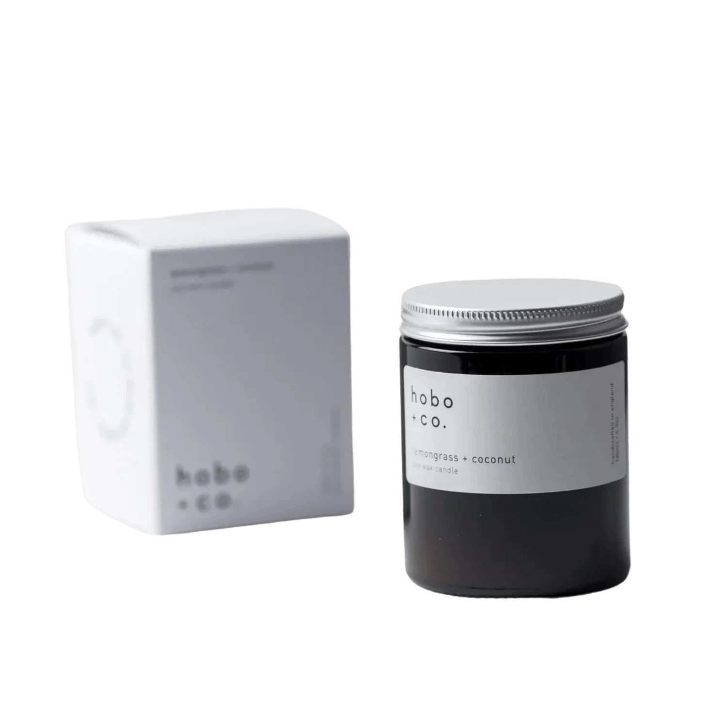 hobo + co Lemongrass & Coconut Essential Oil Candle 180ml