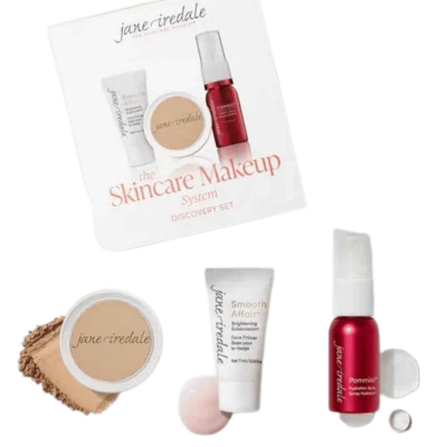 Jane Iredale Skincare Make up System Discovery Set Golden Glow