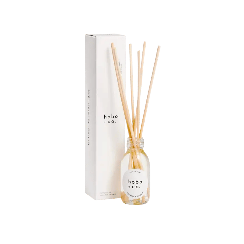 hobo + co Oakwood + Tobacco Reed Diffuser