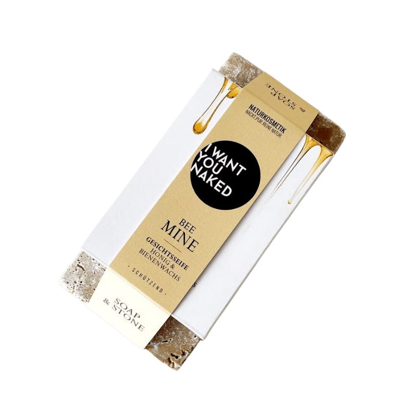 I want you naked SOAP & STONE Naked Stone mit Gesichtsseife BEE MINE