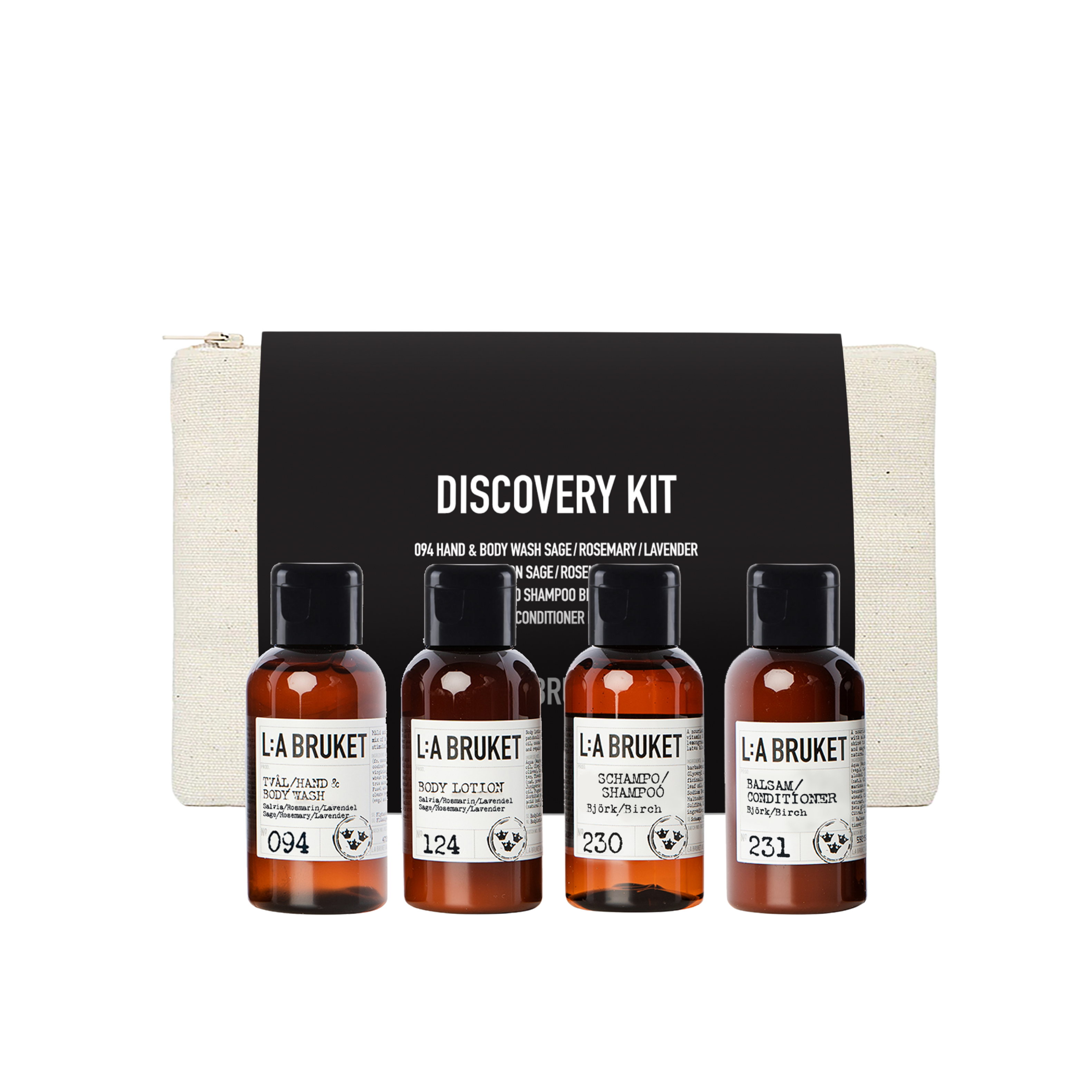 L:A BRUKET Discovery Set - Birch/Sage/Rosemary/Lavender