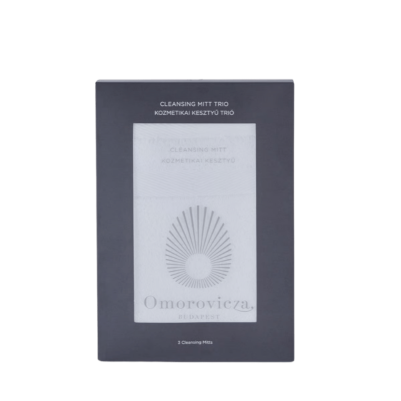 OMOROVICZA Cleansing Face Mitt Trio white Reinigungshandschuh