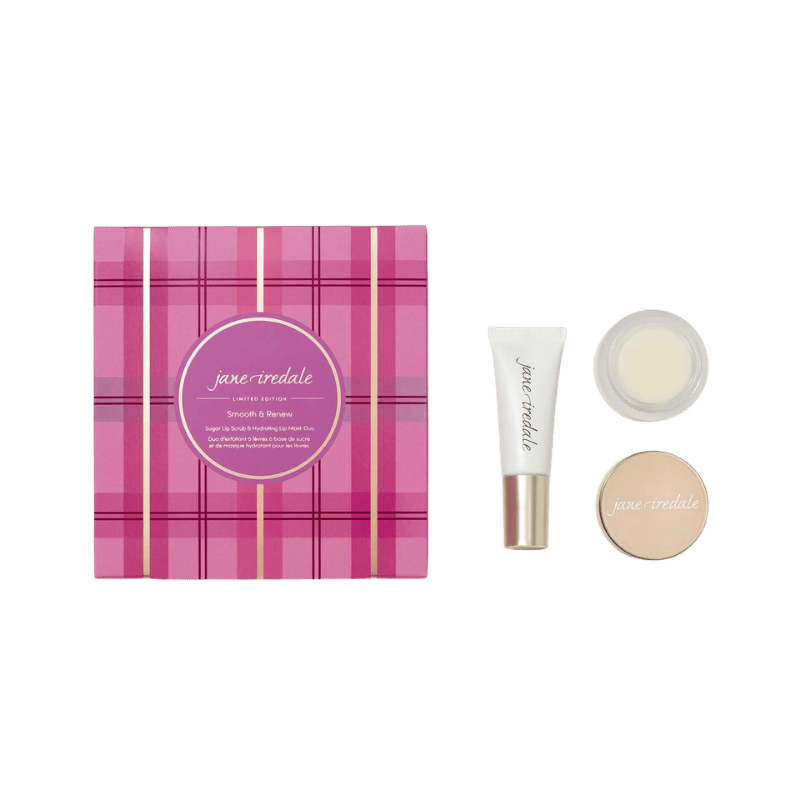Jane Iredale Mineral Make-up Smooth & Renew Sugar Lip Scrub & Hydrating Lip Mask Duo - Limited Editi