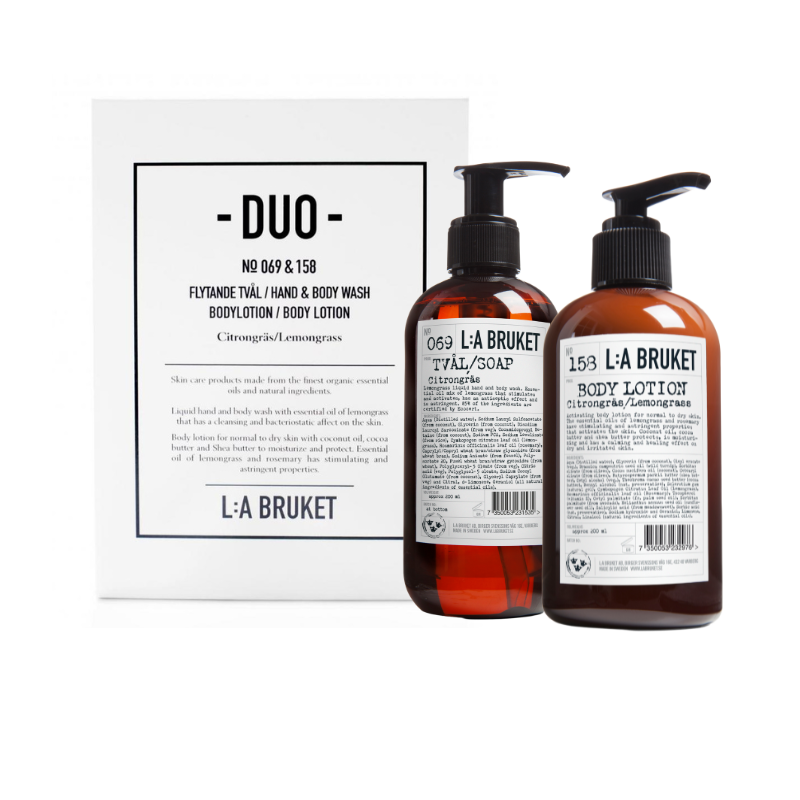 No. 209 NEW Duo-kit Liquid Soap & Bodylotion Lemongrass 190 ml