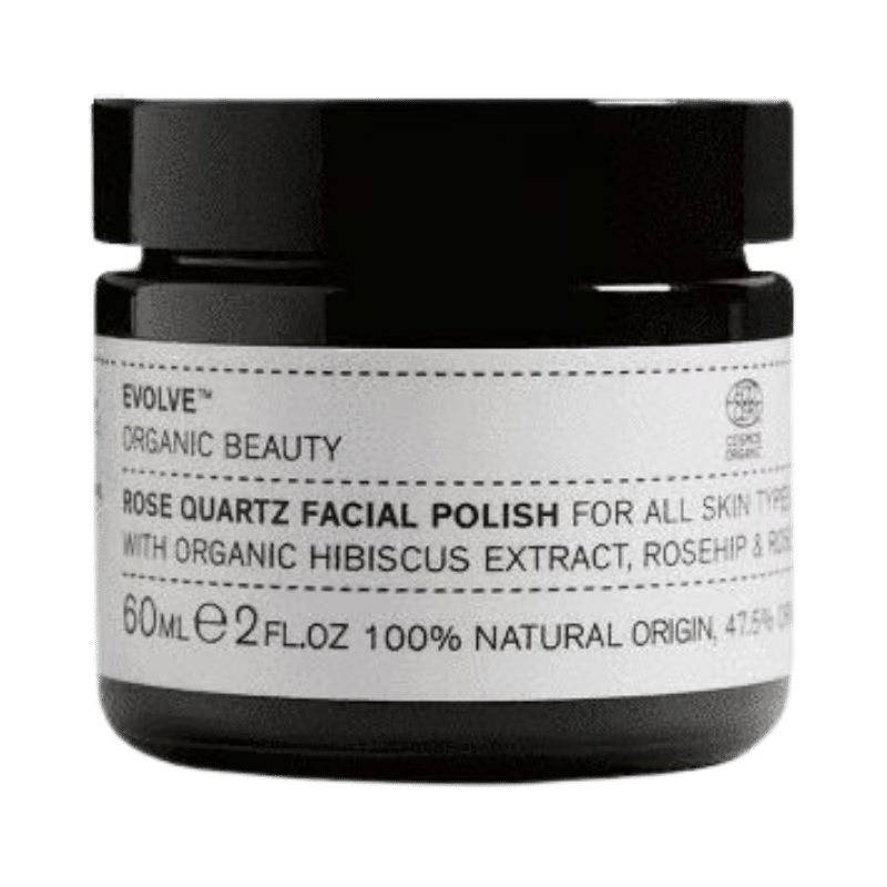 EVOLVE Organic Beauty Rose Quarz Facial Polish