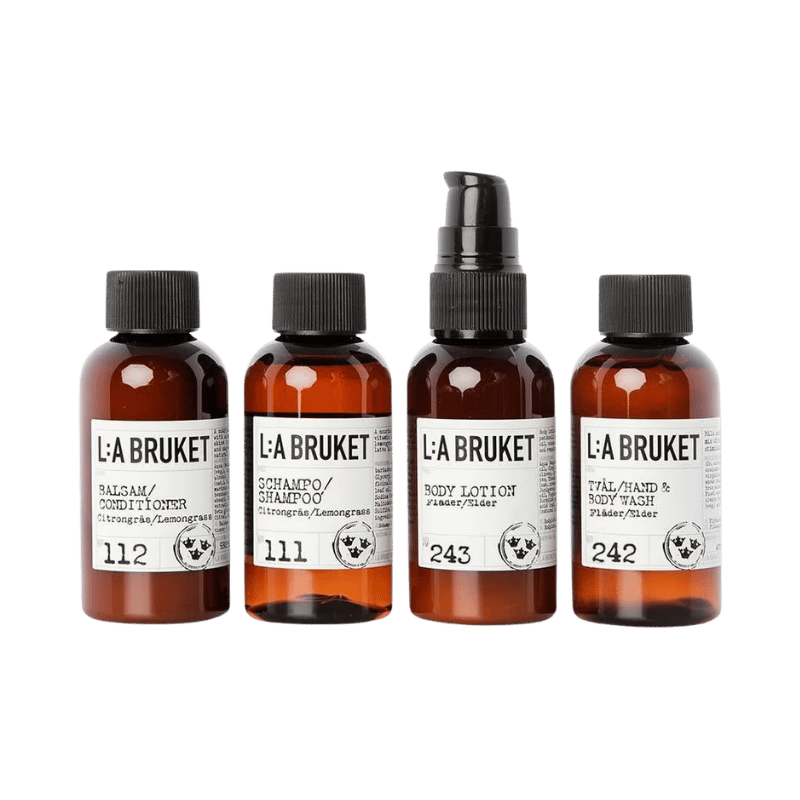 L:A BRUKET No. 239 Travel Kit Lemongrass - 4x55ml
