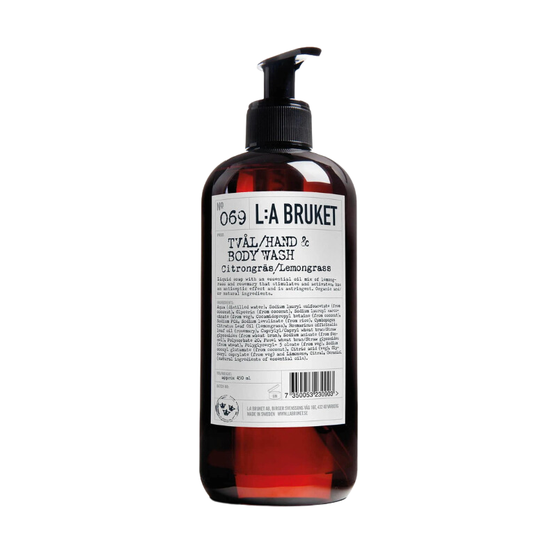 L_a-BRUKET-Bilder-No-069-Hand-Body-Wash-Lemongrass-450Ml-bearbeitet L:A BRUKET No. 069 Hand & Body Wash Lemongrass 450ml