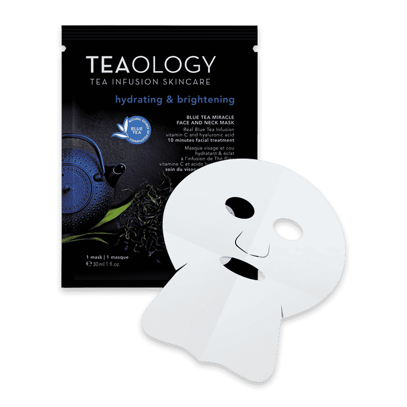 TEAOLOGY Blue Tea Miracle Face and Neck Mask Gesichtsmaske