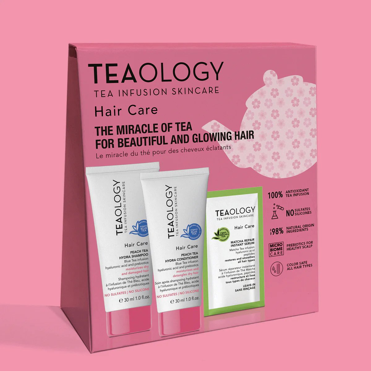 Peach Tea Hair Care Kit