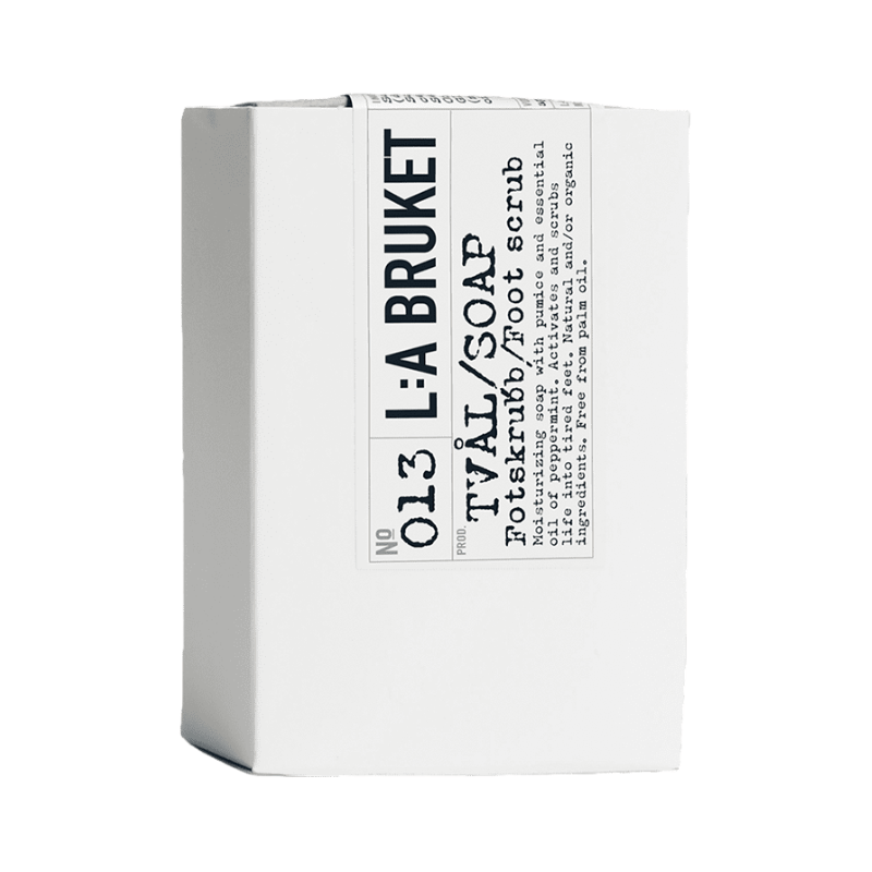 L:A BRUKET No. 013 Bar Soap Foot Scrub Peppermint