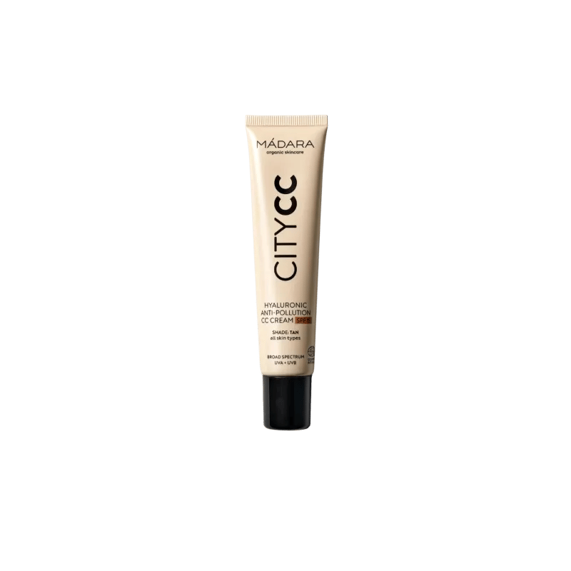 MADARA Organic Skincare CITY CC Hyaluronic Anti-pollution CC cream SPF15 - TAN