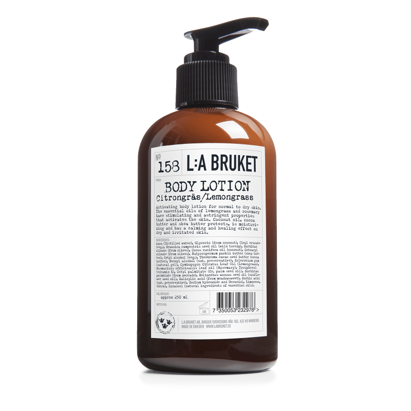 L:A BRUKET No. 158 NEW Body Lotion Lemongrass