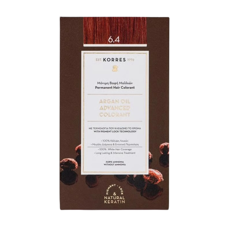 Korres ARGAN OIL Hair Colorant 6.4 dunkelblond kupfer