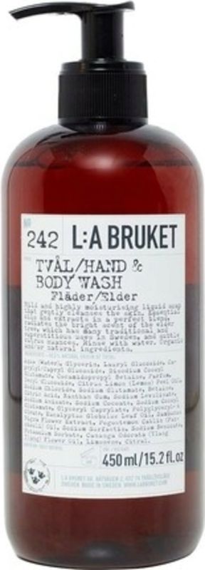 L:A BRUKET No. 242 Hand & Body Wash Elder 450ml Flüssigseife