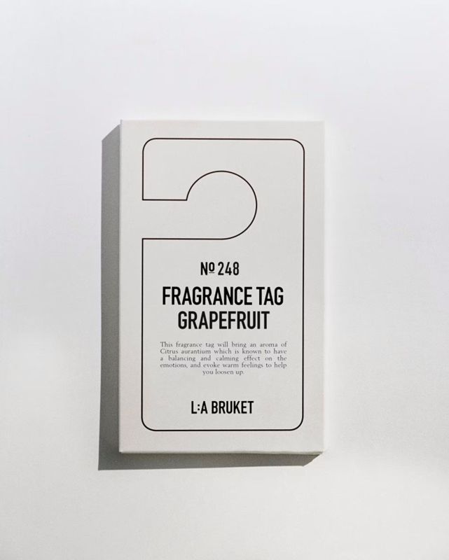 L:A BRUKET No. 248 Fragrance Tag Grapefruit Duftanhänger