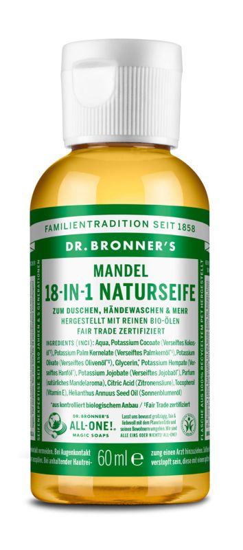 Dr. Bronner's 18 in 1 Bio Naturseife Mandel