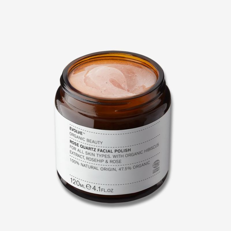 EVOLVE Organic Beauty Rose Quarz Facial Polish