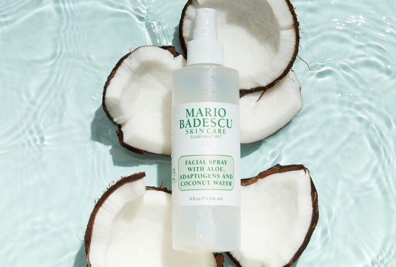 Mario Badescu Skincare Facial Spray mit Aloe, Adaptogens & Coconut Water Travel Size