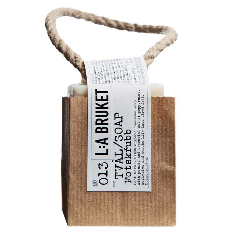L:A BRUKET No. 013 Rope Soap Foot Scrub Peppermint