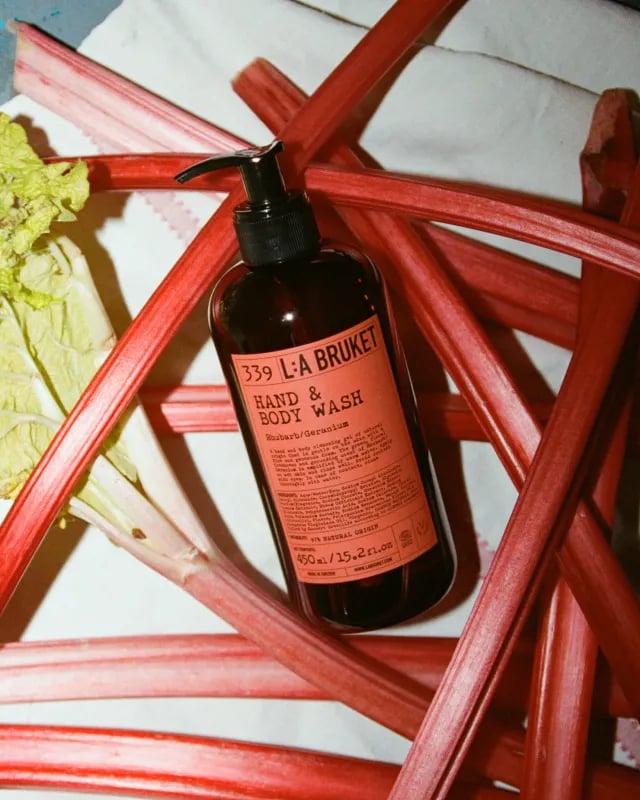 L:A BRUKET No. 339 Hand & Body Wash RHUBARB/GERANIUM 450ML CosmosNat