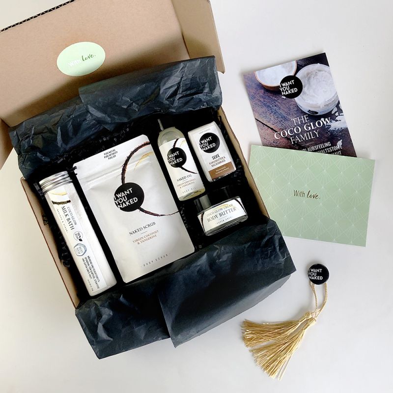 I want you naked FANTASTIC FIVE Coco Glow Box mit 5 Mini Größen