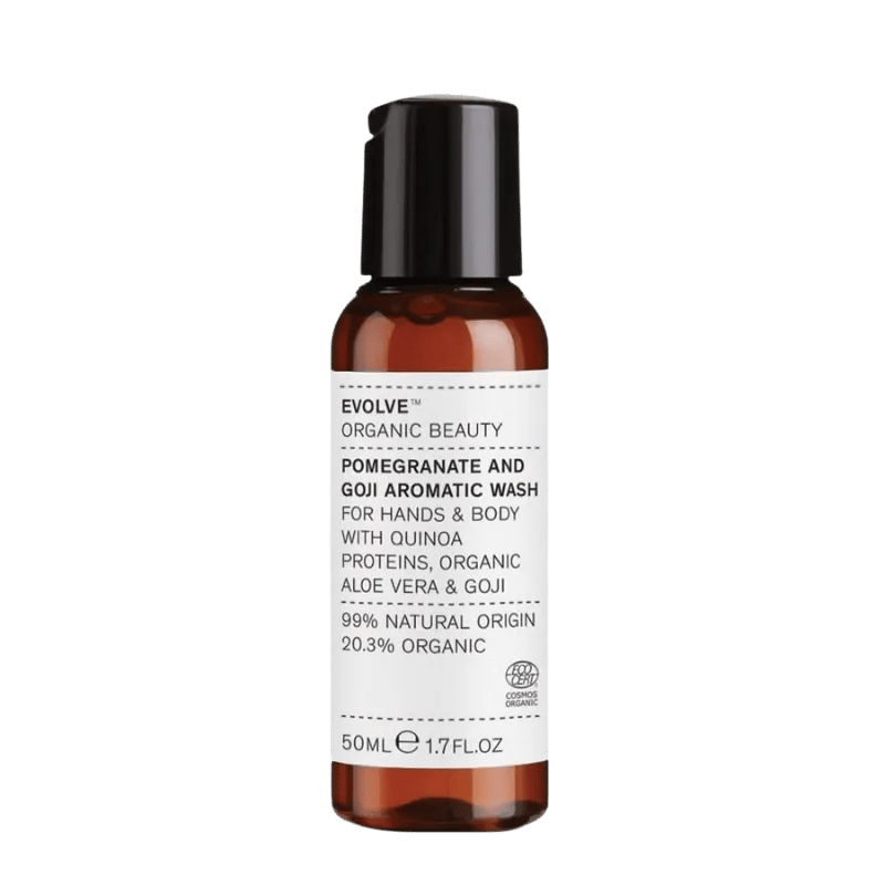 EVOLVE Organic Beauty Reisegröße Pomegranate and Goji Aromatic Wash