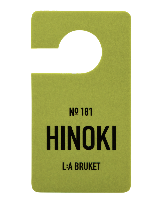 L:A BRUKET No. 181 Fragrance Tag Hinoki Duftanhänger