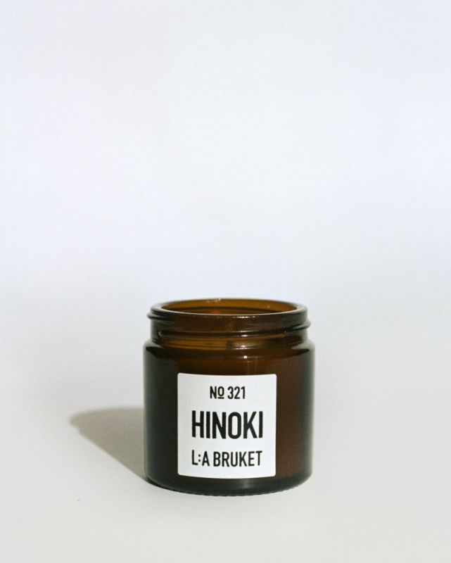 L:A BRUKET No. 255 Scented Candle Hinoki 50g Duftkerze