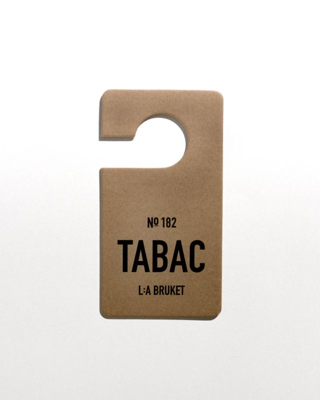 L:A BRUKET No. 182 Fragrance Tag Tabac Duftanhänger