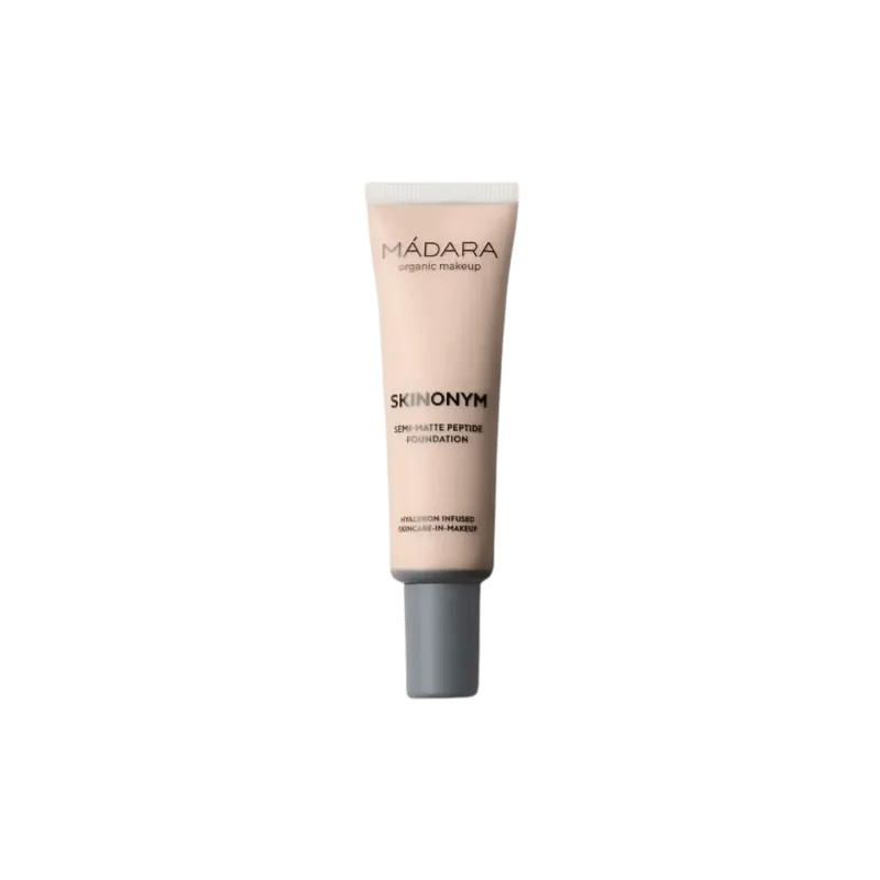 MADARA Organic Skincare SKINONYM Semi-Matte Peptide Foundation, #10 PORCELAIN