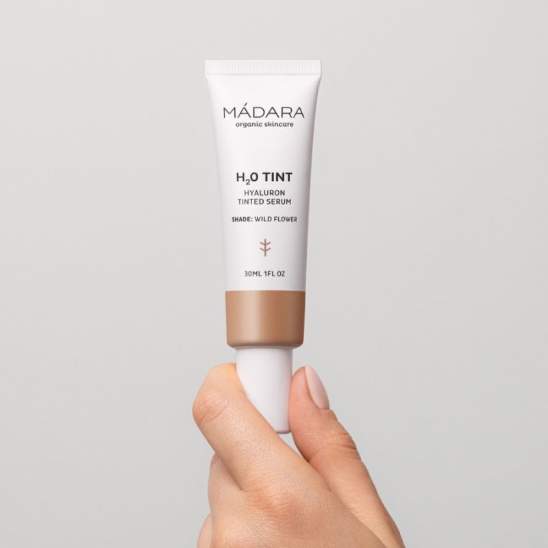 MADARA Organic Skincare H2O Tint Hyaluron Tinted Serum, #4 WILD FLOWER
