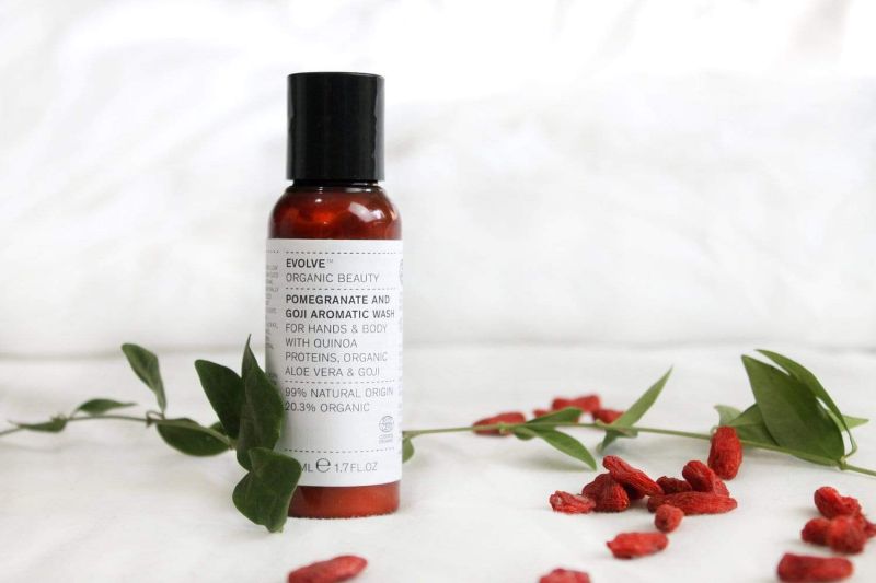 EVOLVE Organic Beauty Reisegröße Pomegranate and Goji Aromatic Wash